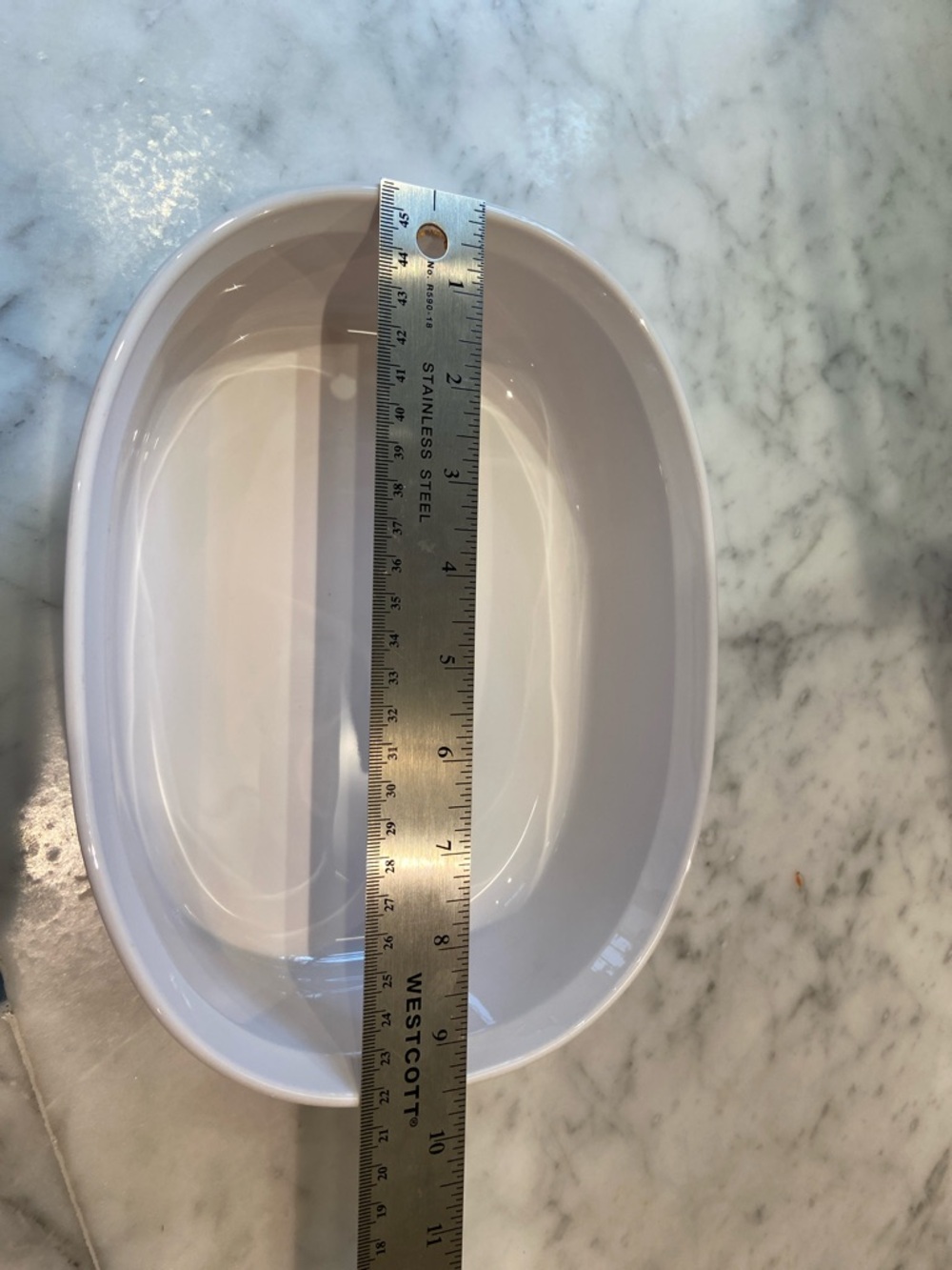 Corning White Ceramic Oval Baking Dish - Home Accents - Picture 3 of 5